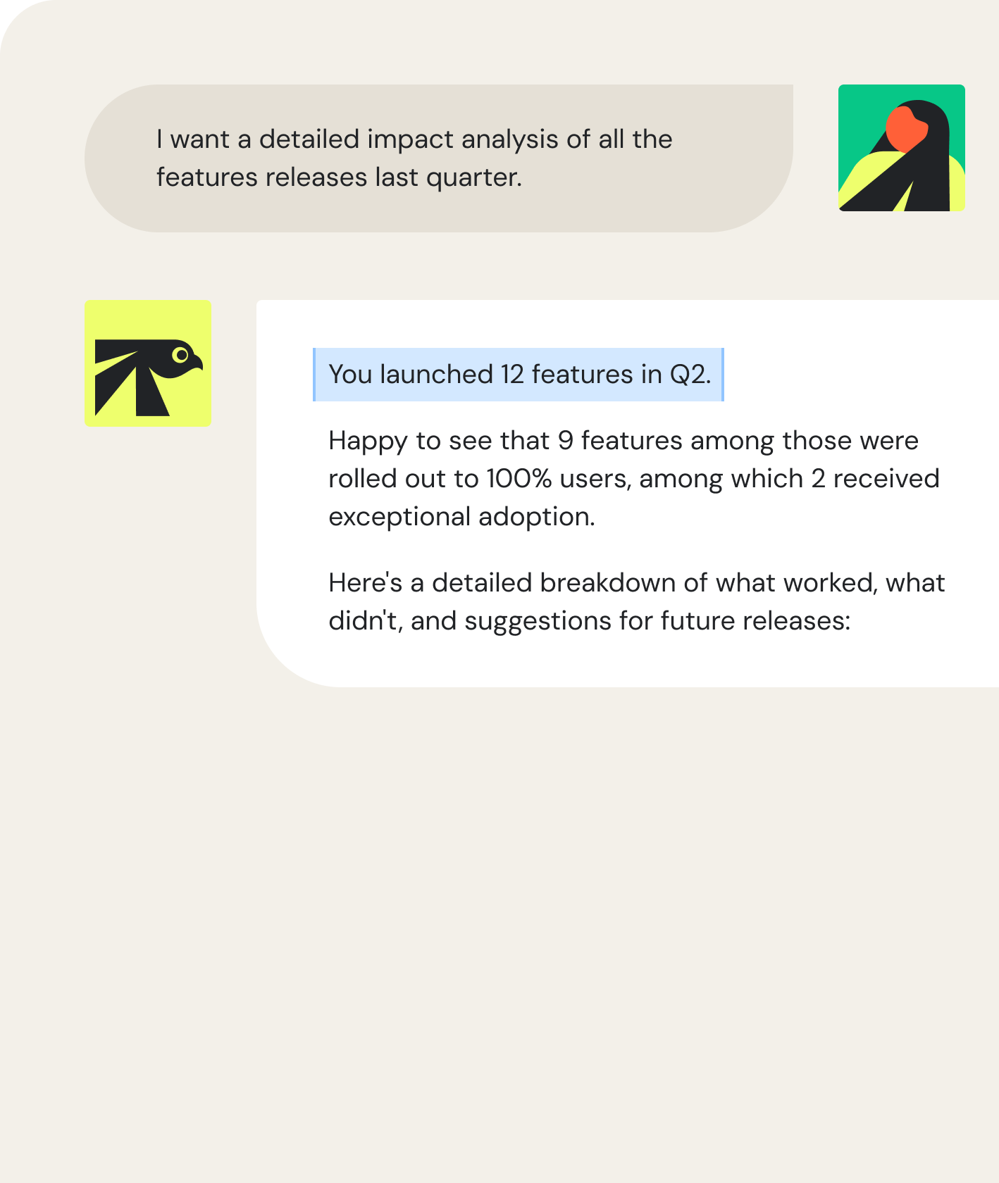 Measure the impact, learn for the next release