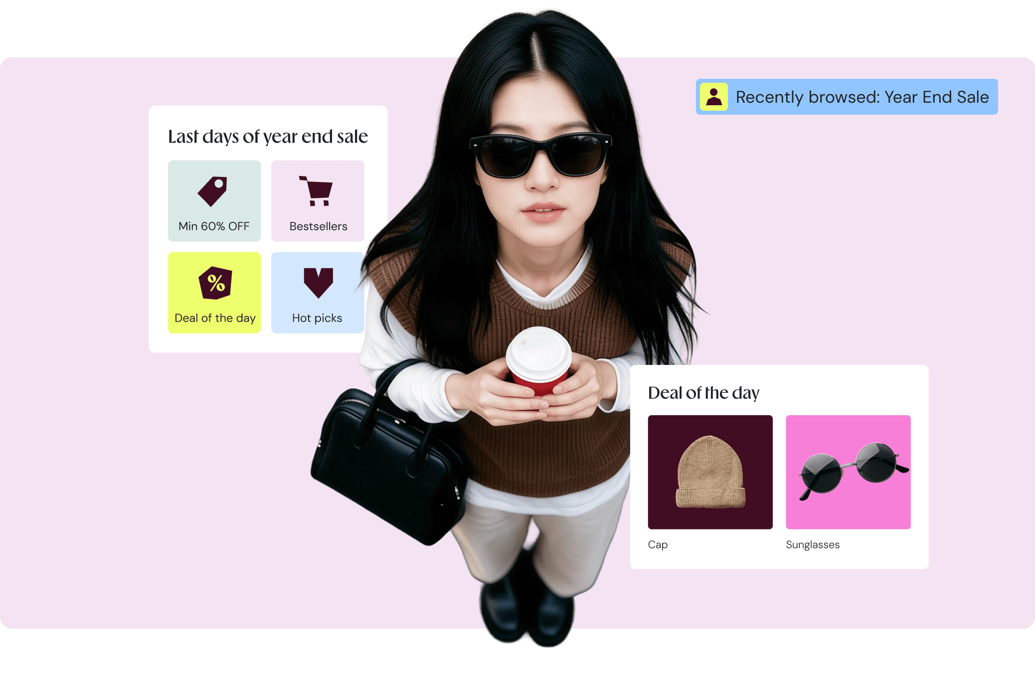 Browsing shoppers recommendations