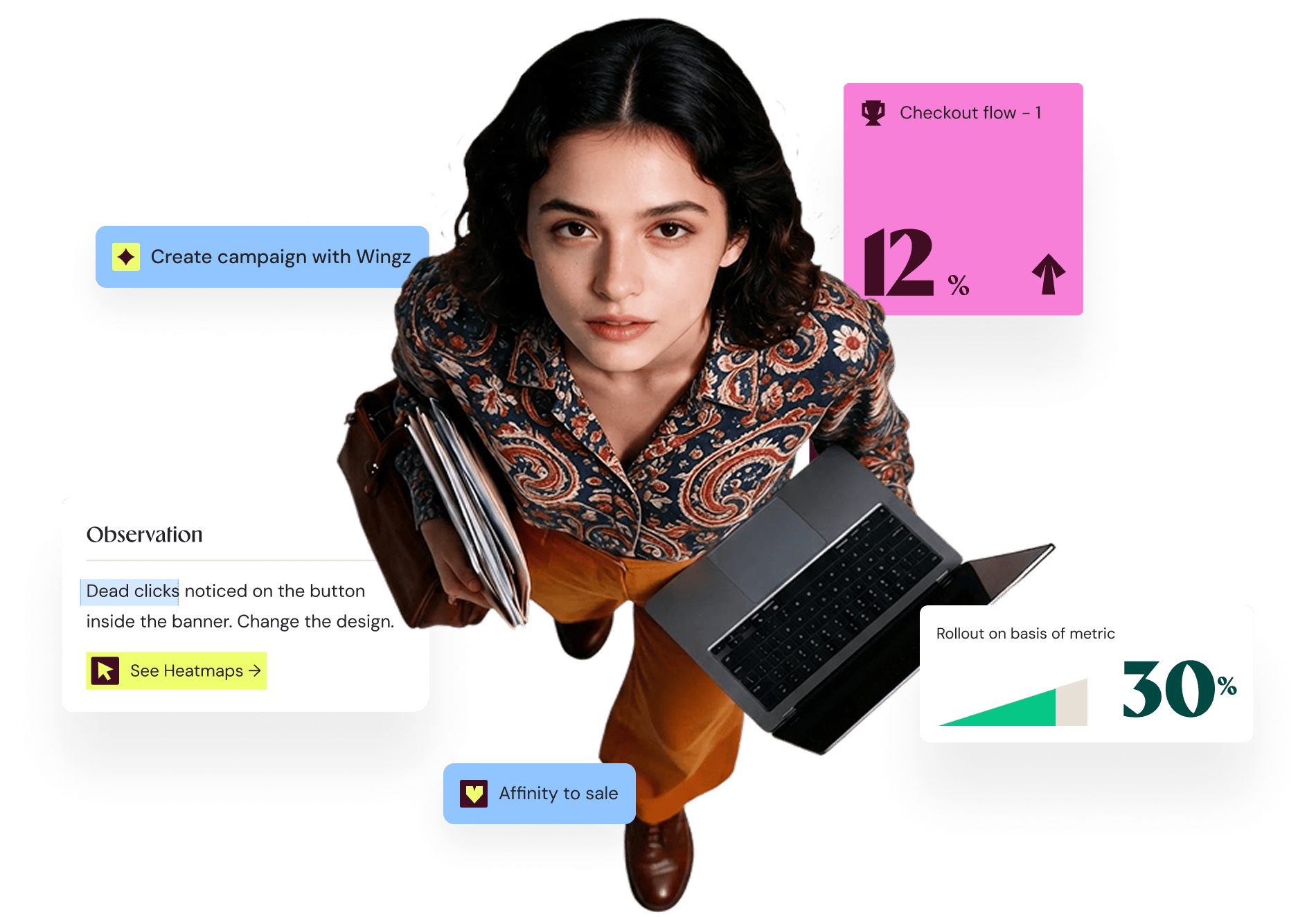 Person working with Wingify