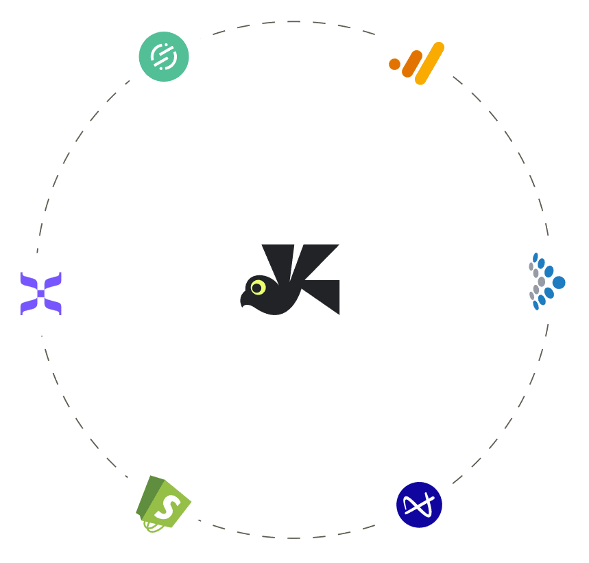 Profile enriched with data from connected tools